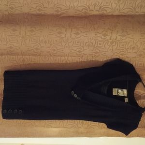 Black sweater dress